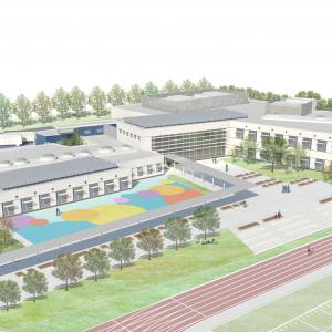 Nieuwbouw van een school en atletiekpiste te Sterrebeek-thumbnail