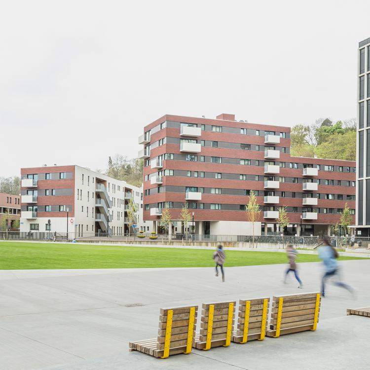 90 appartementen en parkeergarage te Leuven